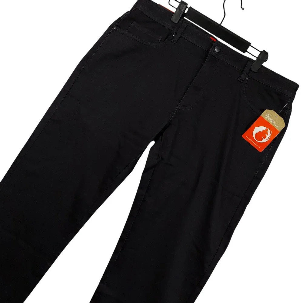 The American Outdoorsman Pants Men 36x30 (Fits 36x29) Phantom Black 5-Pocket